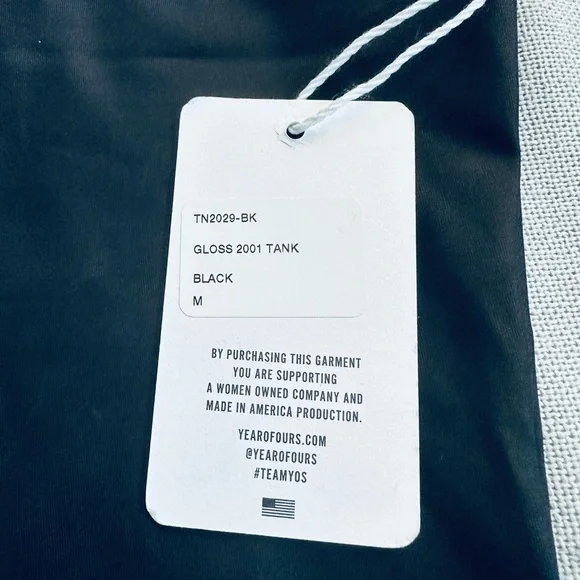 Year Of Ours Gloss Tank Top New Medium - Picture 5 of 7